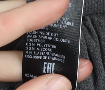 Marks and Spencer Women's Grey Cropped Trousers Size 16