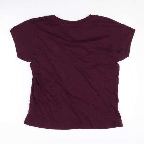 Harry Potter Women’s Purple Quidditch T-Shirt, Size L