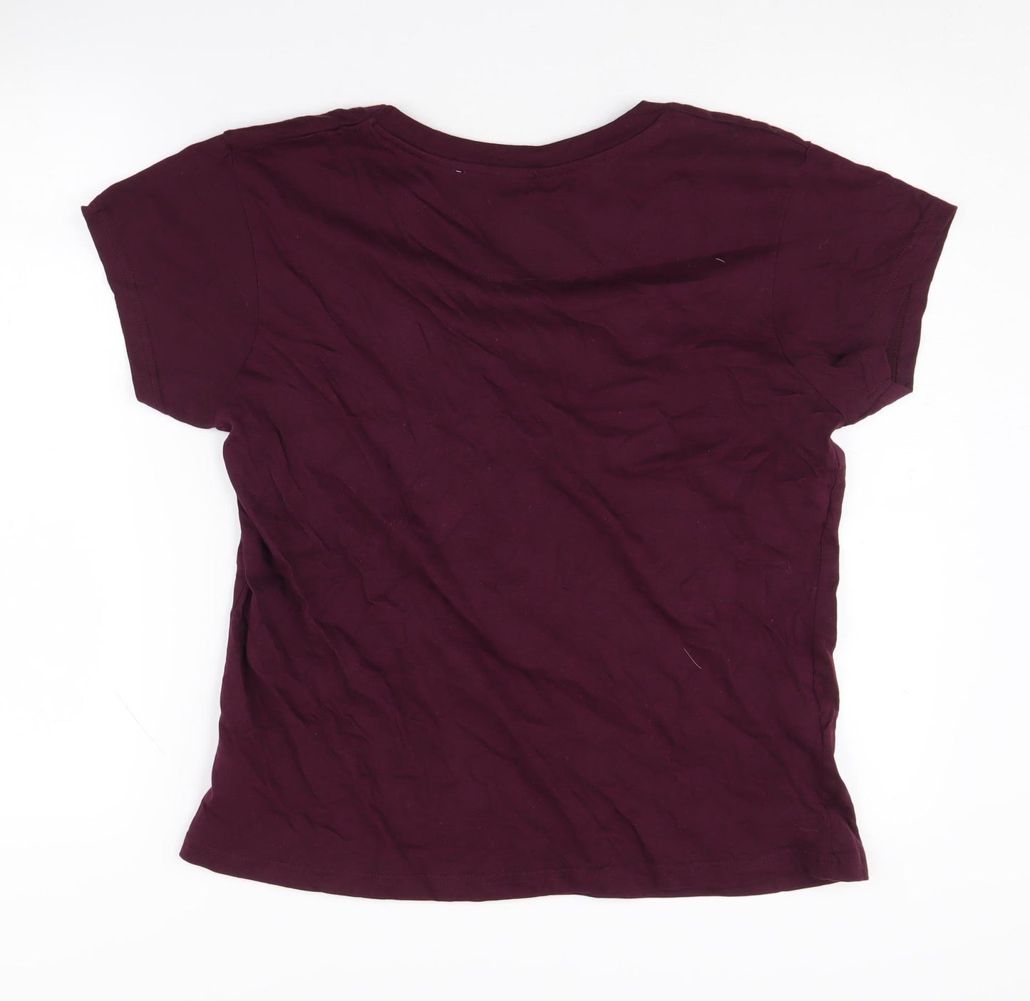 Harry Potter Women’s Purple Quidditch T-Shirt, Size L