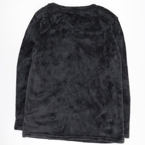 Disney Women's Black Fleece Long Sleeve Nightshirt