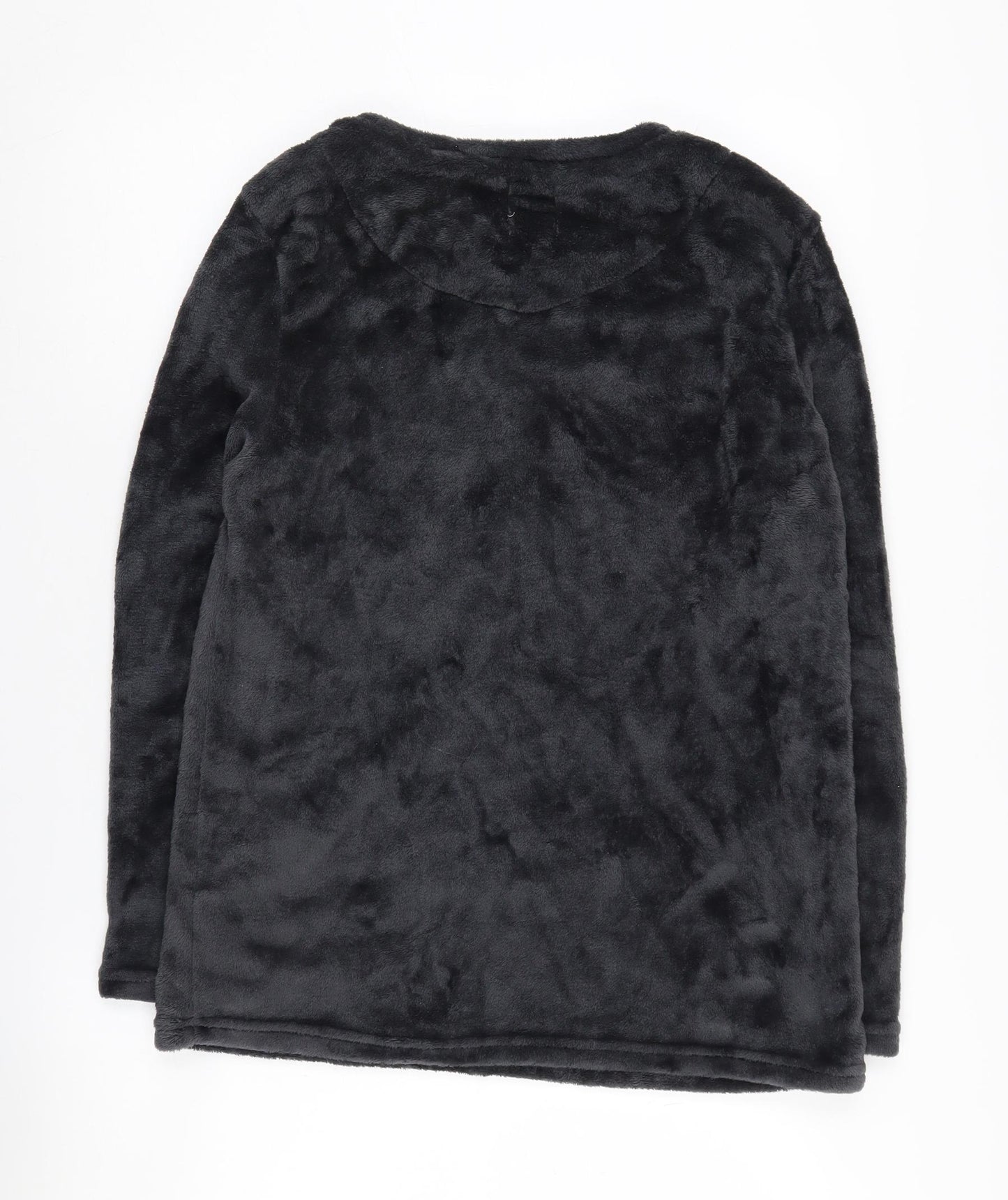 Disney Women's Black Fleece Long Sleeve Nightshirt