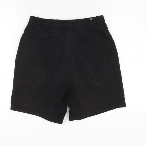 Puma Men's Black Athletic Shorts S with Pockets