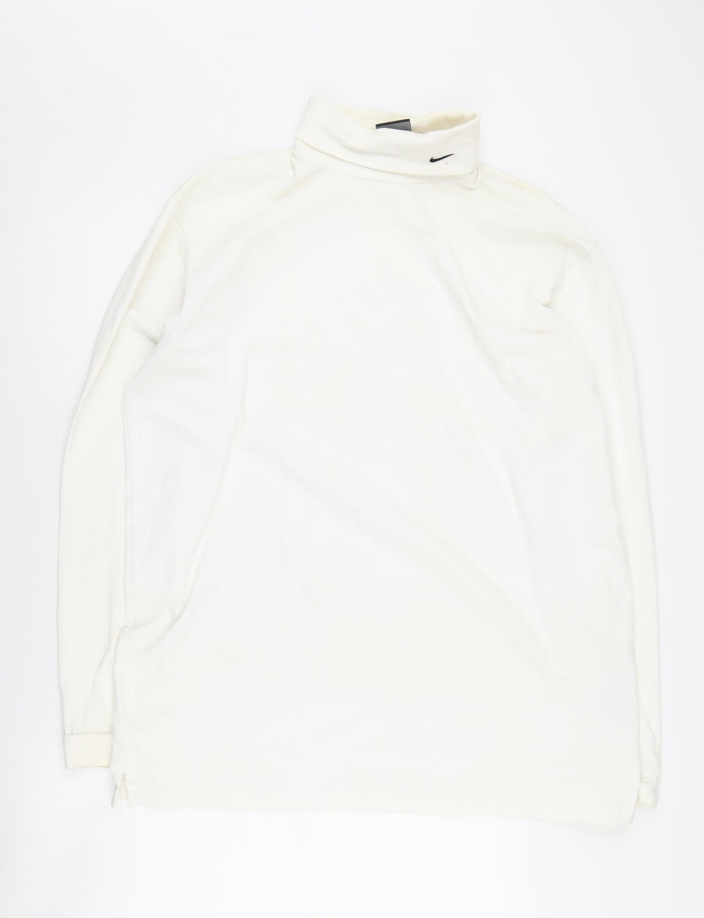 Nike Men's White XL Mock Neck Golf Sweatshirt