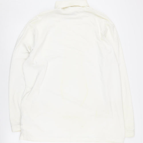 Nike Men's White XL Mock Neck Golf Sweatshirt