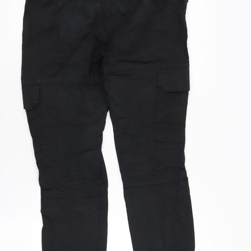 Bee Inspired Men's Black Slim Joggers, L, Cargo Style