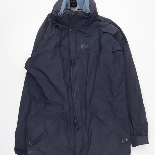 Lowe Alpine Men's Blue Parka Jacket S Hooded