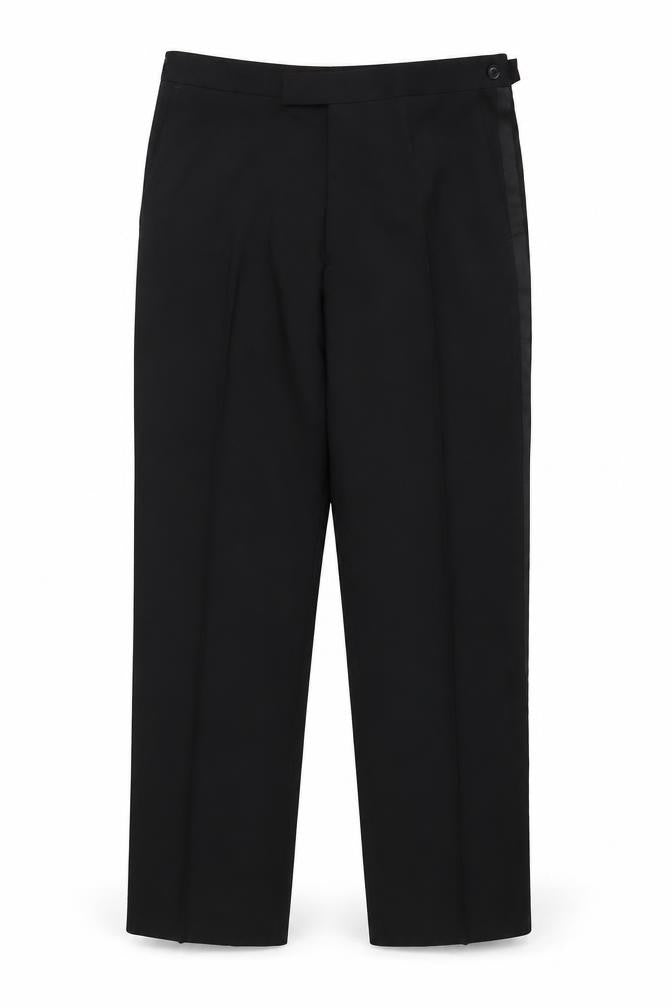 1860 Menswear Black Men's Trousers, Size S