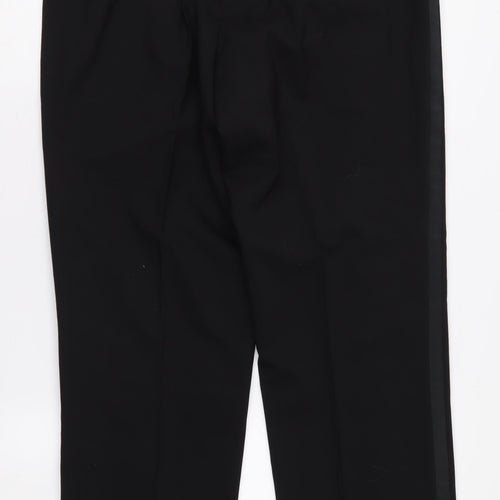 1860 Menswear Black Men's Trousers, Size S
