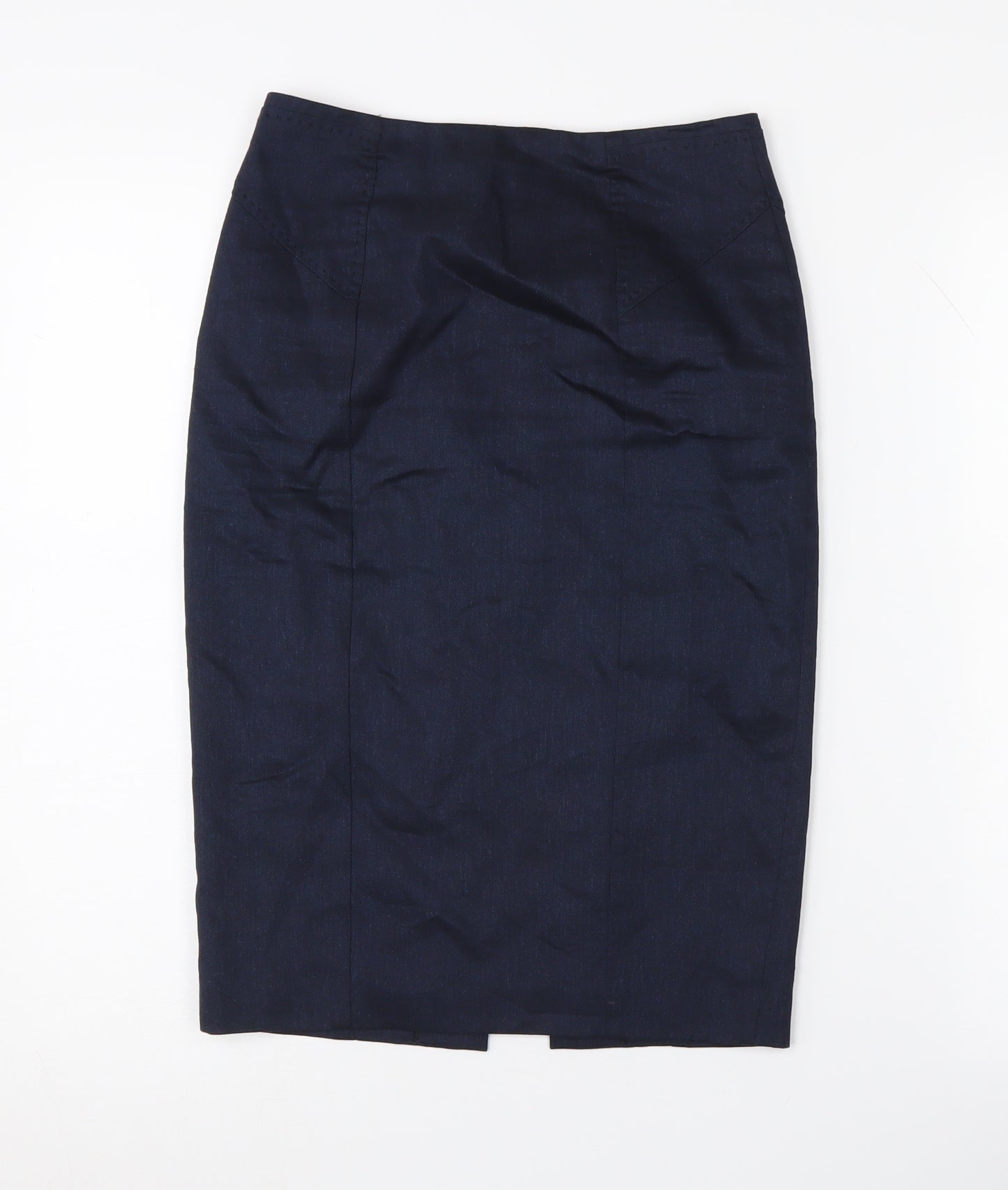 Austin Reed Women's Blue Midi Pencil Skirt, Size 6