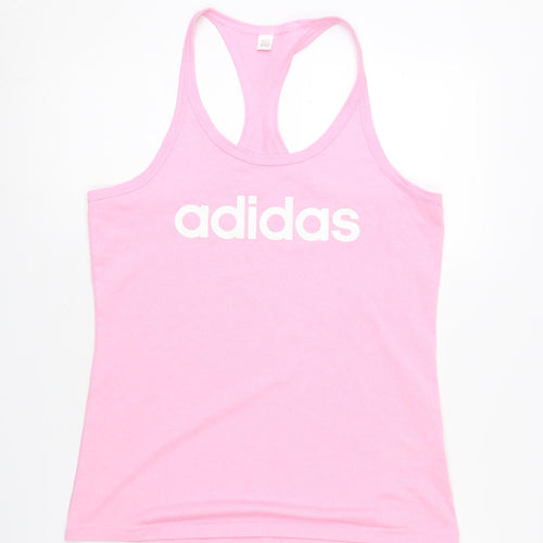 Adidas Women's Pink Tank Top S Gym Yoga