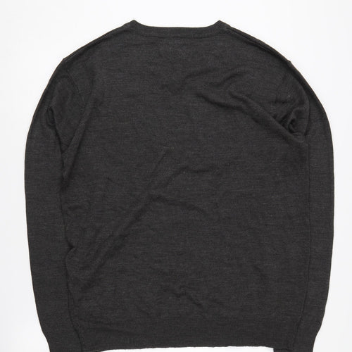 Pierre Cardin Men's Black 2XL V-Neck Pullover Jumper