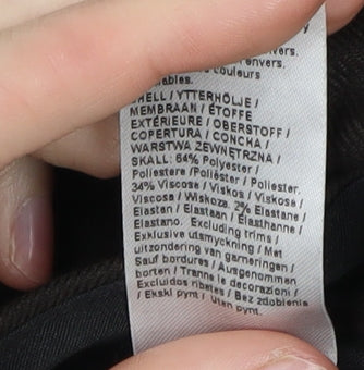 River Island Men's Black Regular Fit Trousers, Size 32