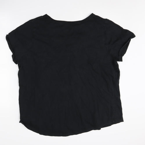 Nike Women's Black 2XS Basic Cotton T-Shirt