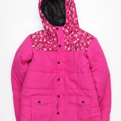 Dare2b Girls Pink Hooded Puffer Jacket 13 Years