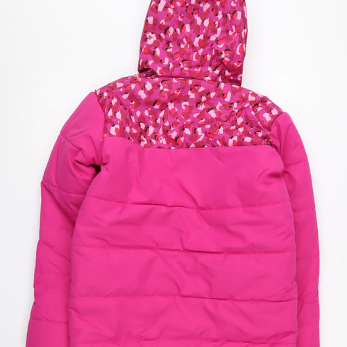 Dare2b Girls Pink Hooded Puffer Jacket 13 Years