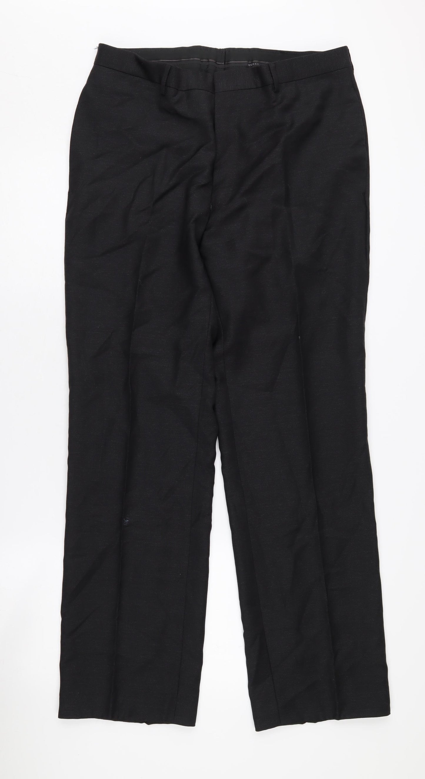 Gucci Men's Black Dress Pants Size 48