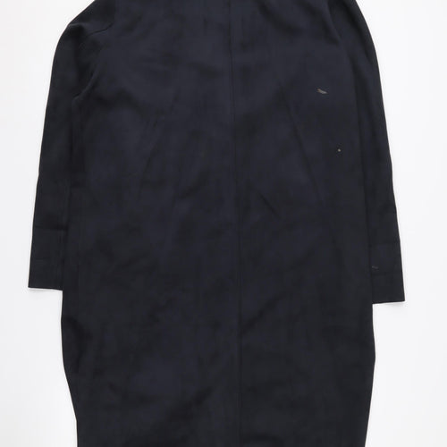Stradivarius Women's Black Long Coat Size 12