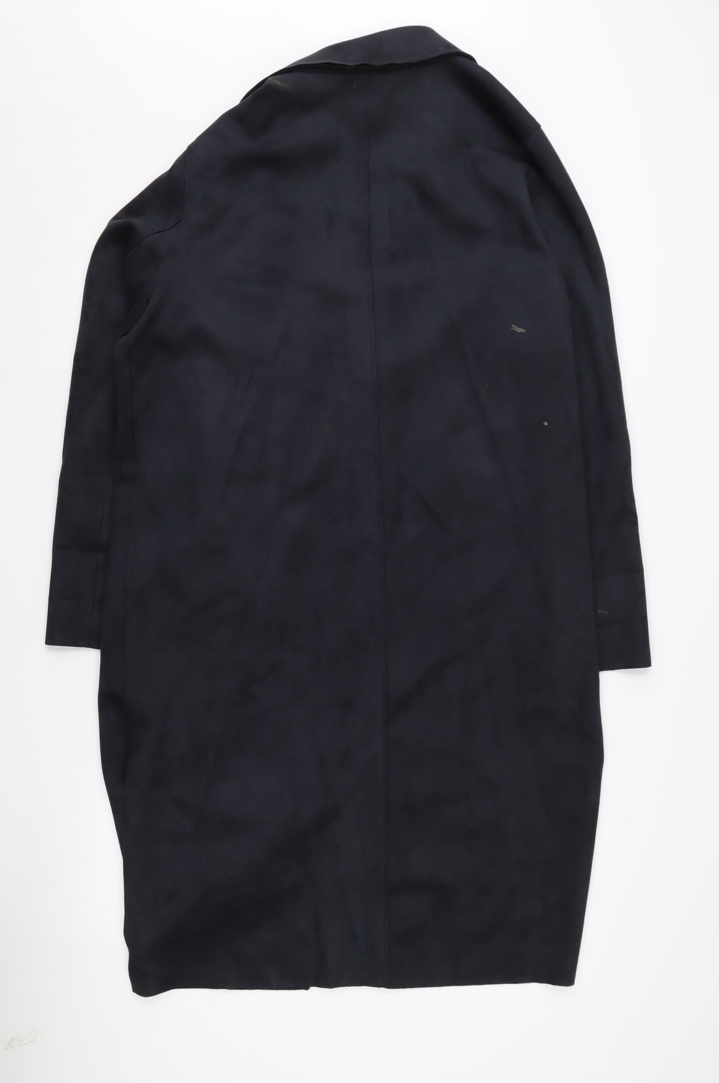 Stradivarius Women's Black Long Coat Size 12