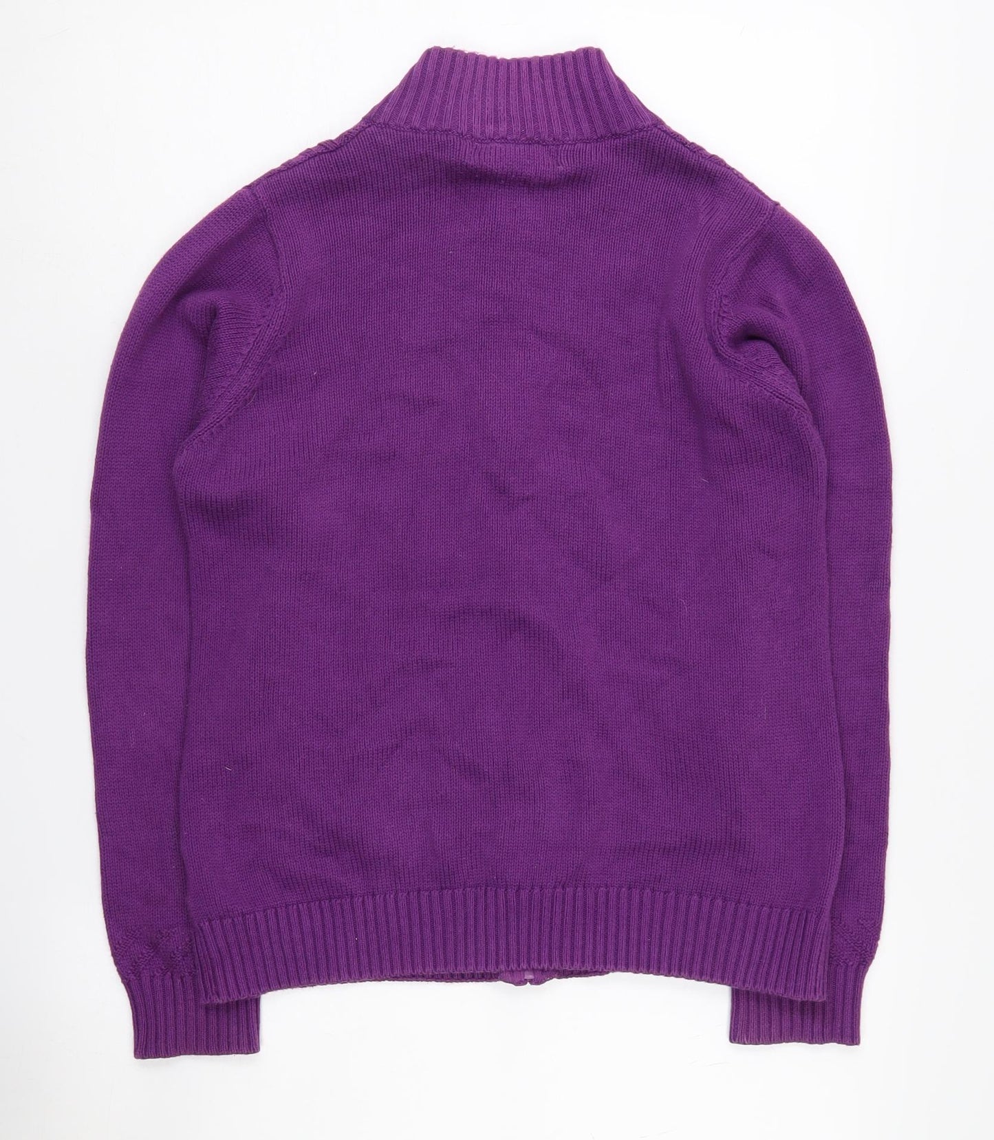 Isle Essentials Women's Purple Cardigan Medium