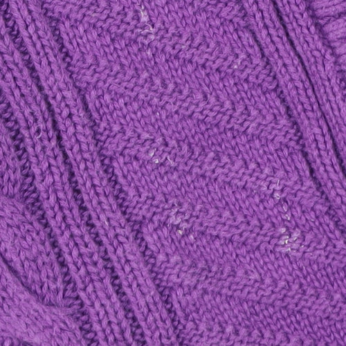 Isle Essentials Women's Purple Cardigan Medium