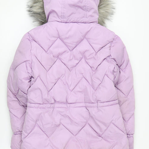 Next Girls Purple Winter Puffer Jacket 12 Years
