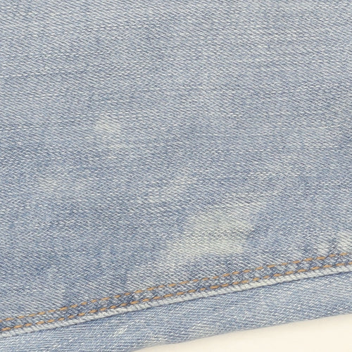 Marks and Spencer Men's Light Blue Straight Jeans