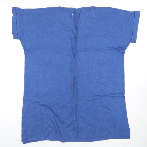 GAP Women's Blue T-Shirt, Size S, Casual Round Neck