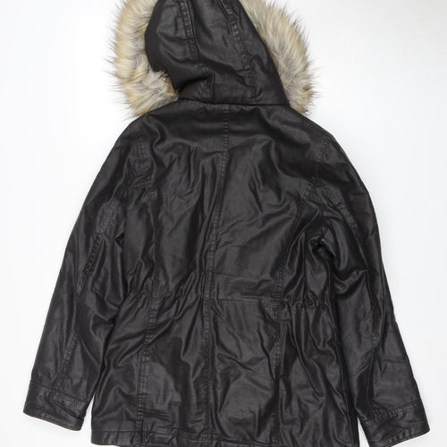Marks and Spencer Women’s Black Parka Jacket Size 8