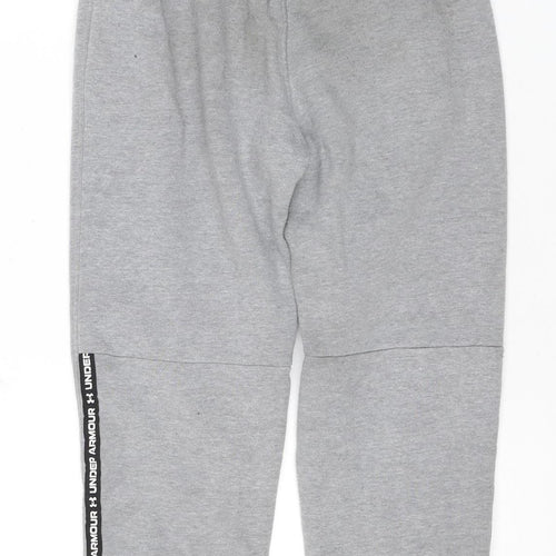 Under Armour Boys Grey Jogger Sweatpants 6-7 Years