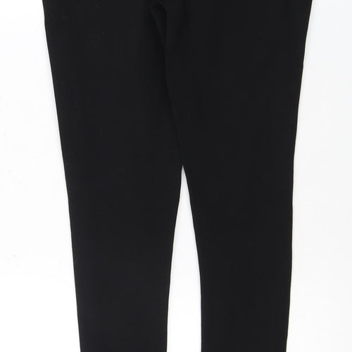 Zara Women's Black Jegging Zip Detail Size 12