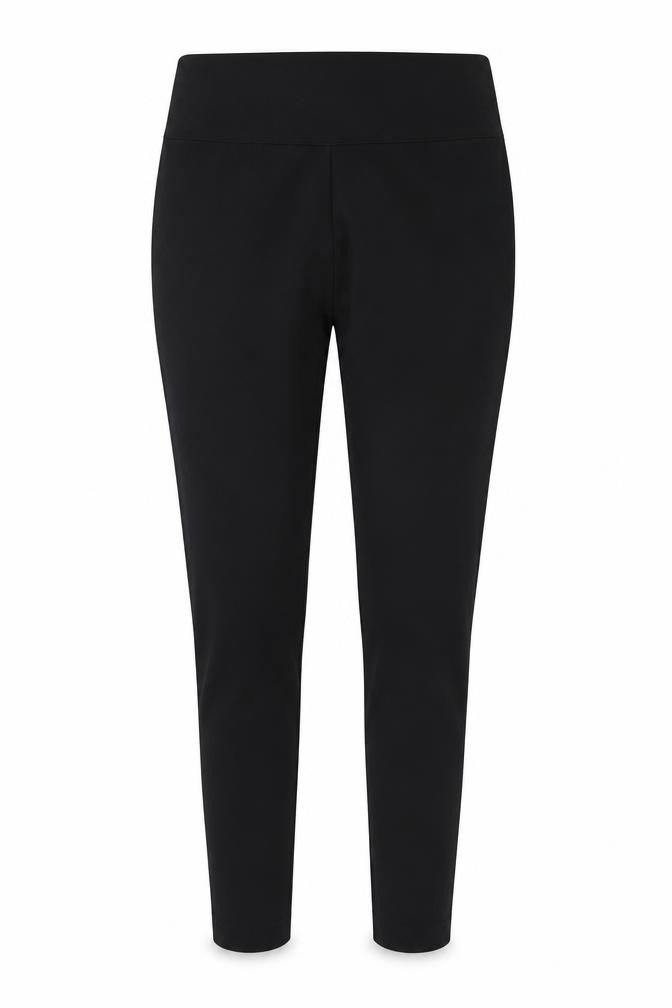 Front view of Zara Women's Black Jegging Zip Detail, size 12