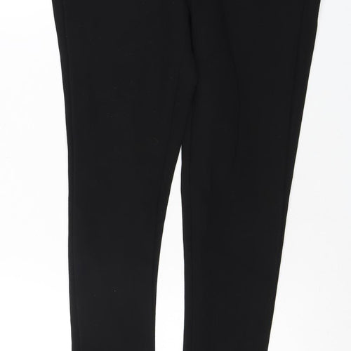 Zara Women's Black Jegging Zip Detail Size 12