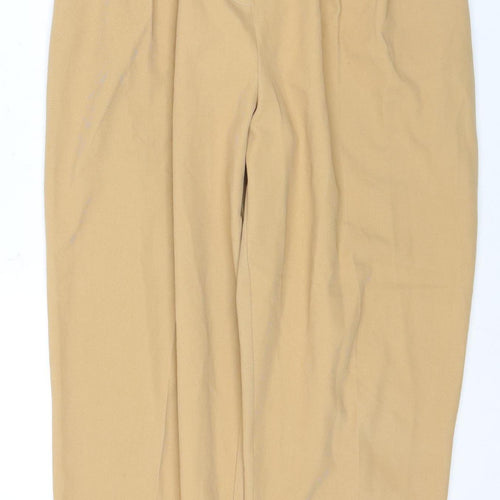 River Island Women's Beige Paperbag Trousers Size 14