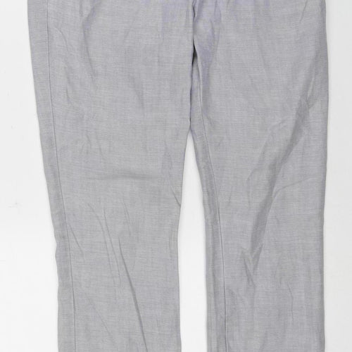 Loft Women’s Grey Trousers, Size 2XS, Cotton