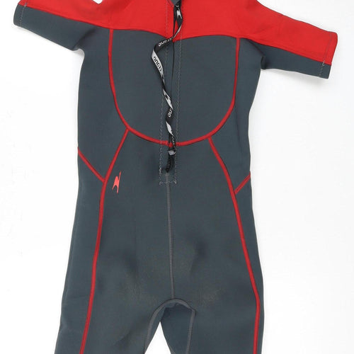 Crane Boys' Black & Red Short Sleeve Wetsuit 11-12 Years