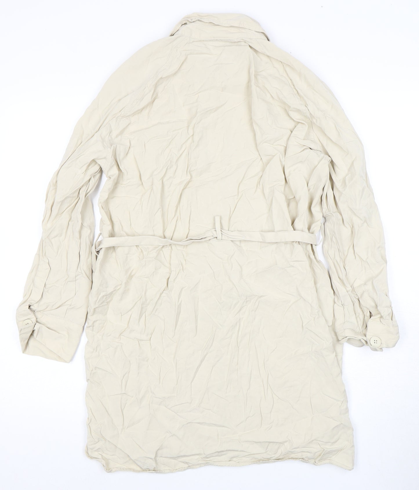 Topshop Women’s Beige Trench Coat Size 10