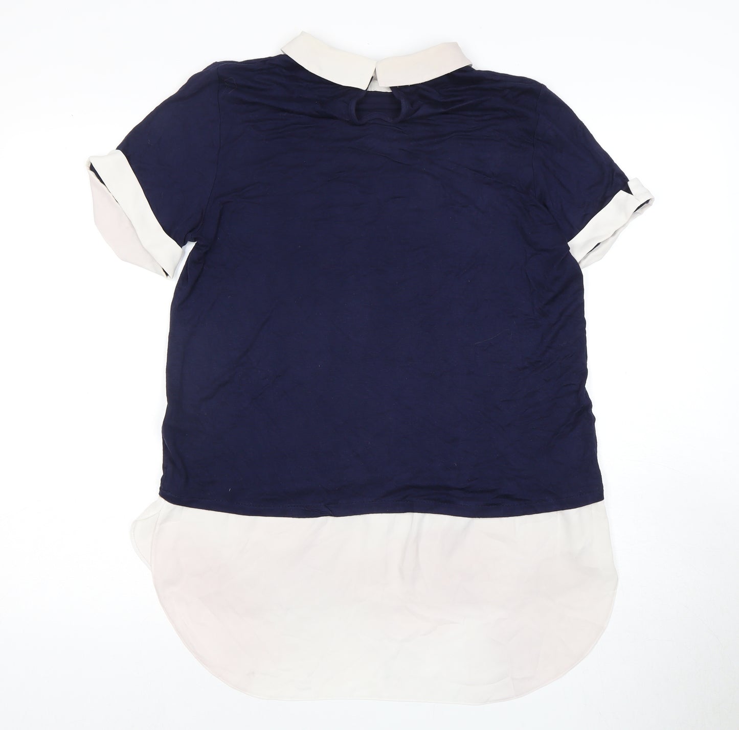 Wallis Women's Blue Collared Blouse Size 14