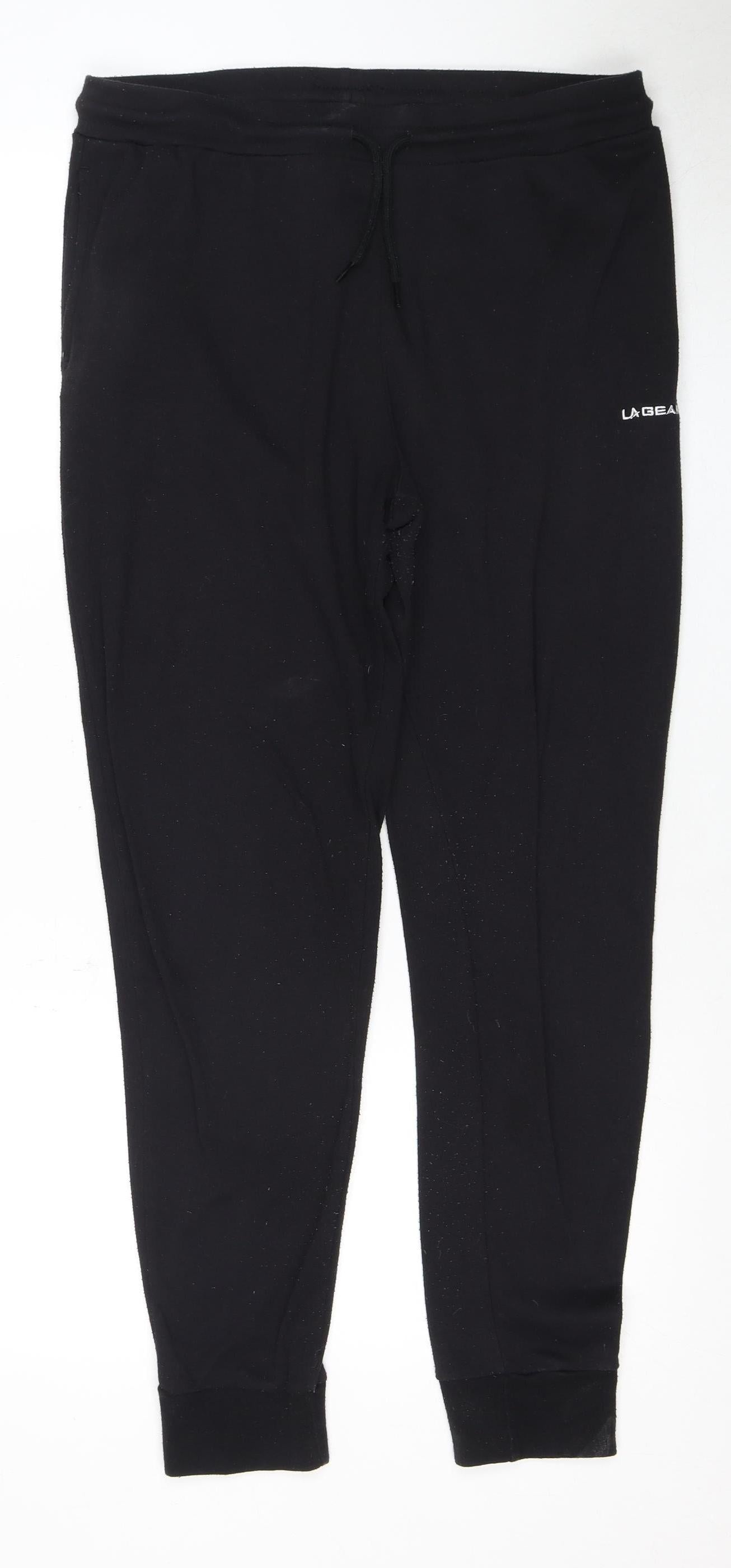 LA Gear Women's Black Joggers Size 14 - Activewear Trousers