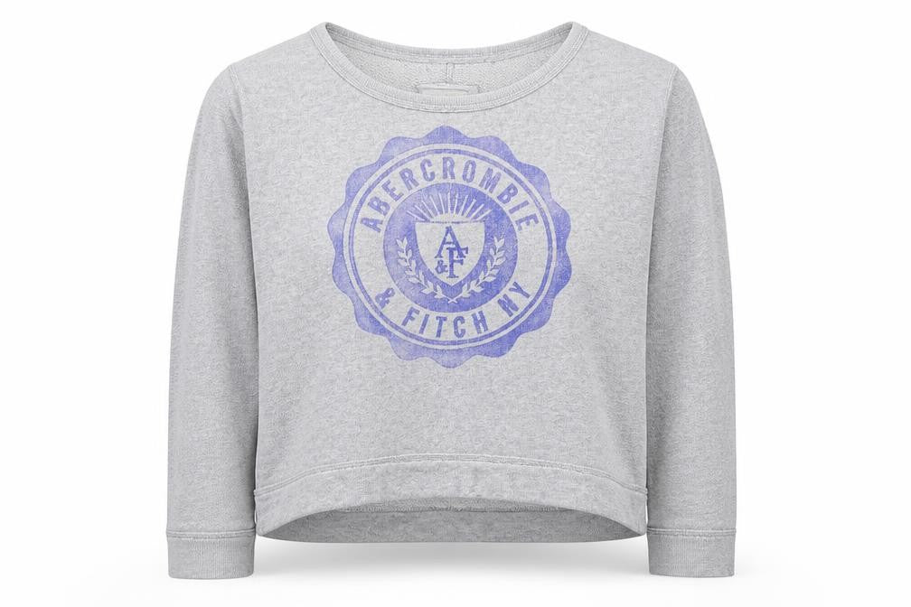 Abercrombie & Fitch Women's Logo Pullover Sweatshirt S