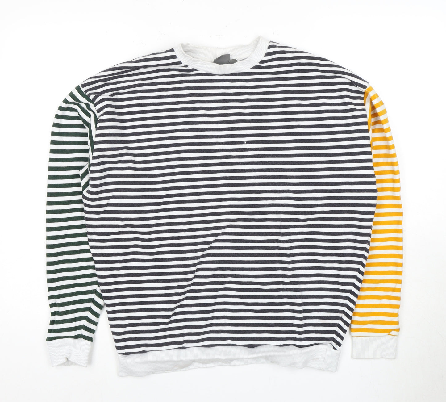 ASOS Men’s Multicoloured Striped Pullover Sweatshirt XS