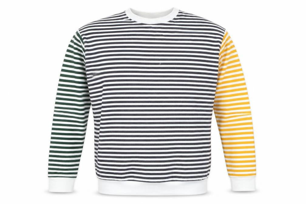 ASOS Men’s Multicoloured Striped Pullover Sweatshirt XS