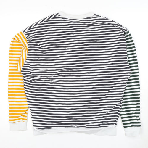 ASOS Men’s Multicoloured Striped Pullover Sweatshirt XS