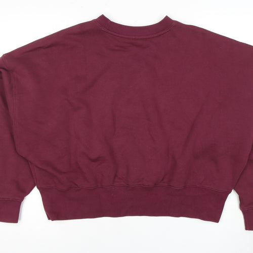 Adidas Women's Purple Crew Neck Sweatshirt Size 10