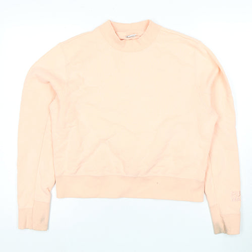 Puma Women's Peach Sweatshirt - Size 10 - Soft Cotton