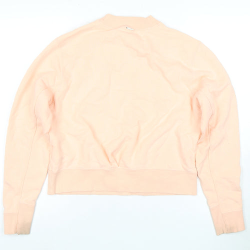 Puma Women's Peach Sweatshirt - Size 10 - Soft Cotton