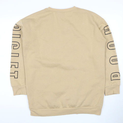 Disney Women's Beige Winnie the Pooh Sweatshirt, Size 12