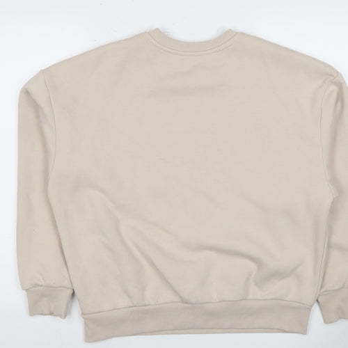 Stradivarius Beige Women's Sweatshirt, Size 6