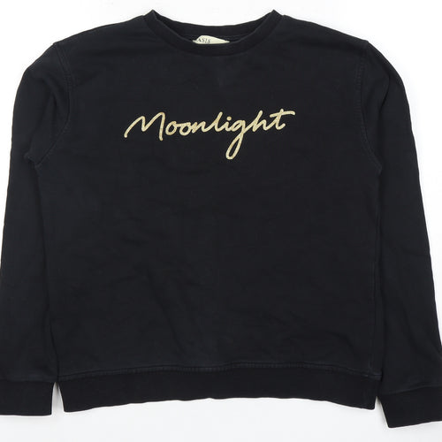 Oasis Women's Black Pullover Sweatshirt, Size S