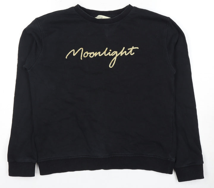 Oasis Women's Black Pullover Sweatshirt, Size S