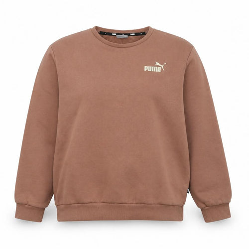 Puma Unisex Brown Crew Neck Pullover Sweatshirt Size 12